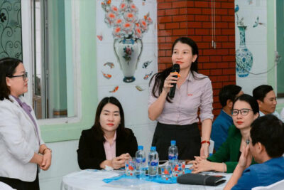 Các đại biểu tham dự hội nghị thảo luận và đóng góp ý kiến góp phần hoàn thiện kế hoạch triển khai Dự án