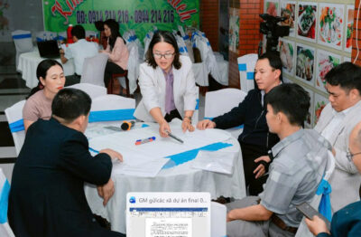 Các đại biểu tham dự hội nghị thảo luận và đóng góp ý kiến góp phần hoàn thiện kế hoạch triển khai Dự án